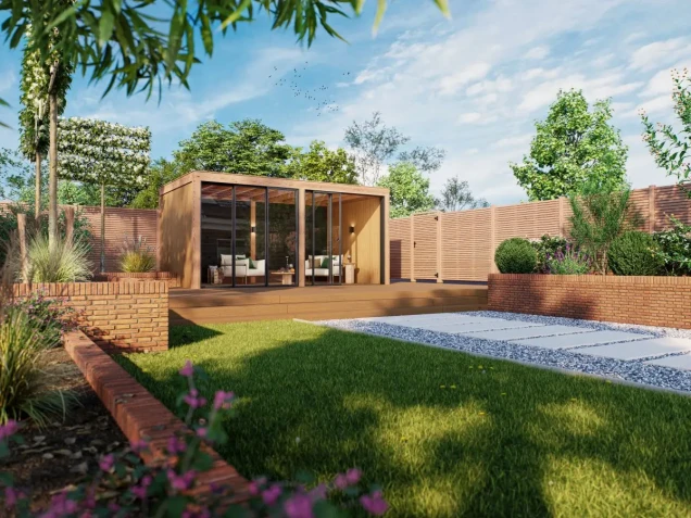 Douglasvision buitenverblijf Modern 499x306.5 cm onbehandeld