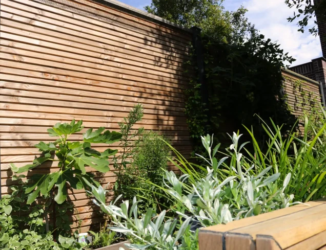 Douglas geschaafd blokhutprofiel 2.8x19.5x224 cm, onbehandeld