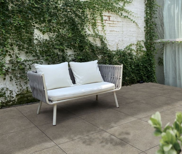 Keramische tegel 3.0 Limestone Dark 60x60x3 cm