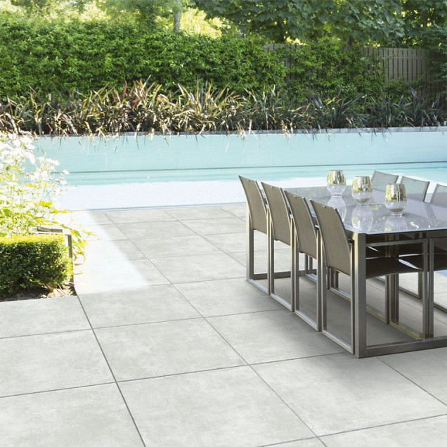 Keramische tegel 3.0 Betonlook Light 60x60x3 cm