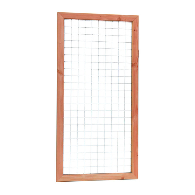 Douglas Betonijzertrellis met maas 7.5x7.5 cm, in raamwerk 4.5x7 cm, 90x180 cm, onbehandeld