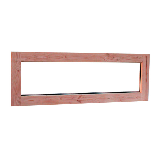 Douglas vast raam (zijlicht) Prestige met dubbelglas, 138.4x48.4 cm, onbehandeld