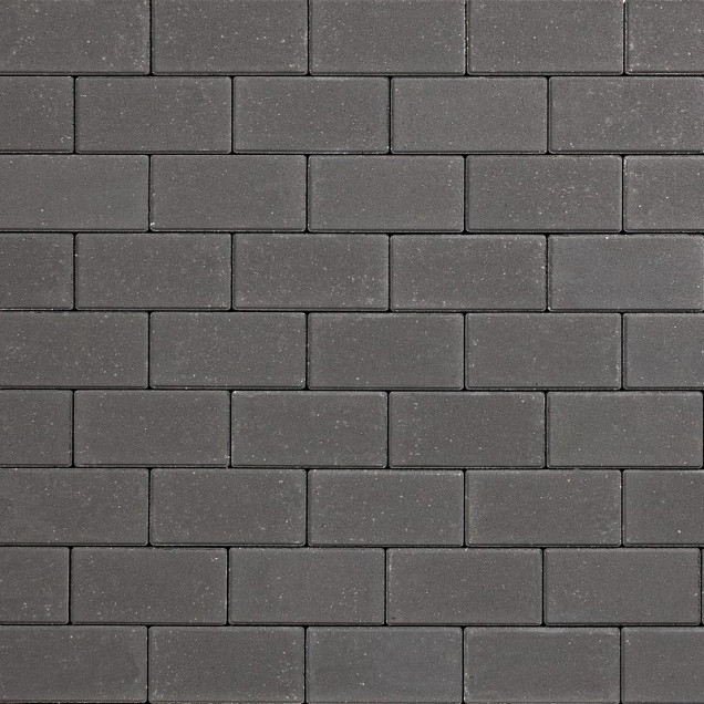 Betonklinker 10x20x6 Zwart op=op