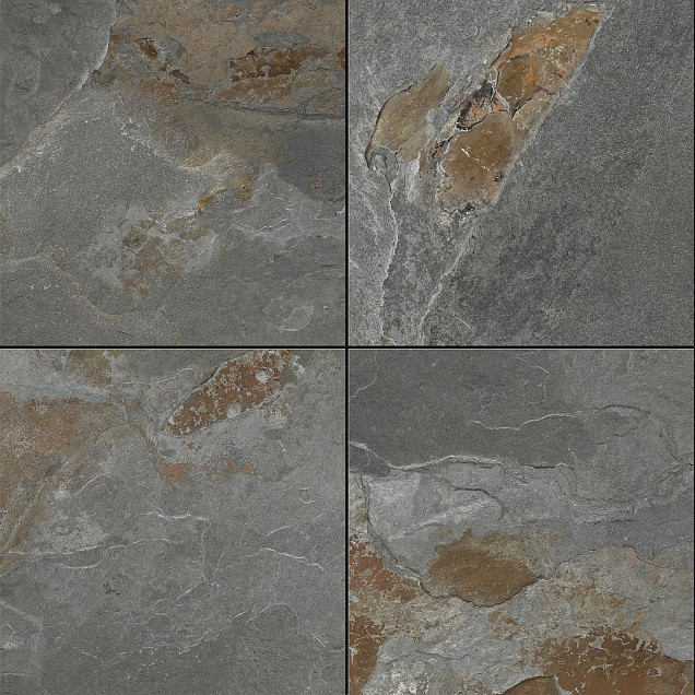 Ceramic Varese Antracite Tre 80x80x3 cm