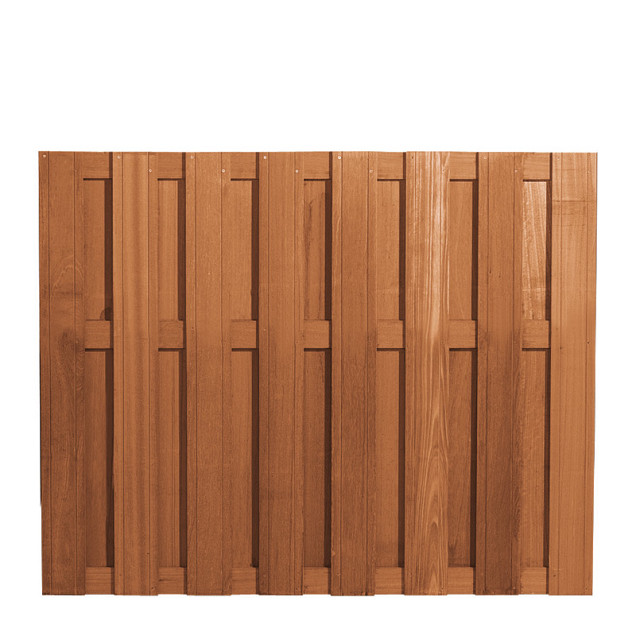 Bangkirai plankenscherm Deluxe 150x180 cm