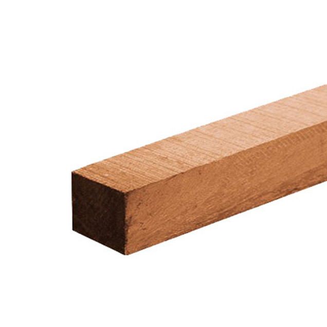 Azobe geschaafd 65x65x2700 mm op=op