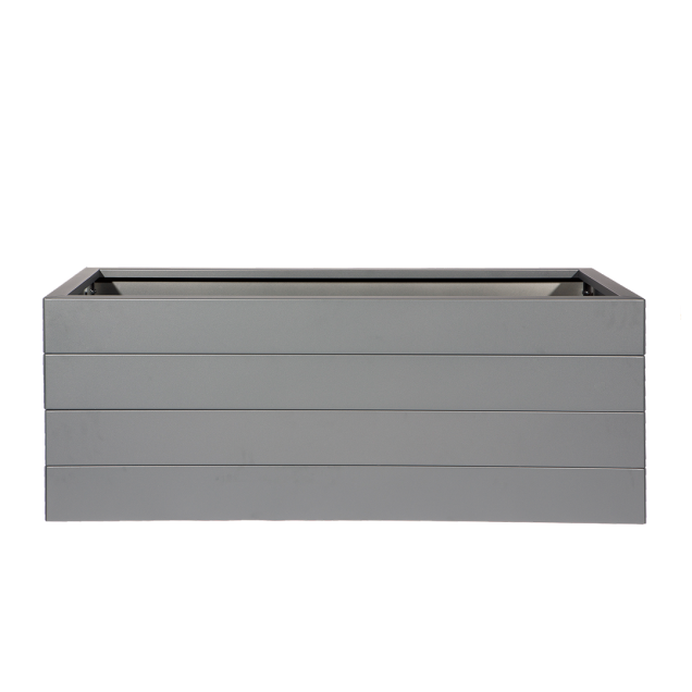 Bloembak taupe 60x60x28 cm