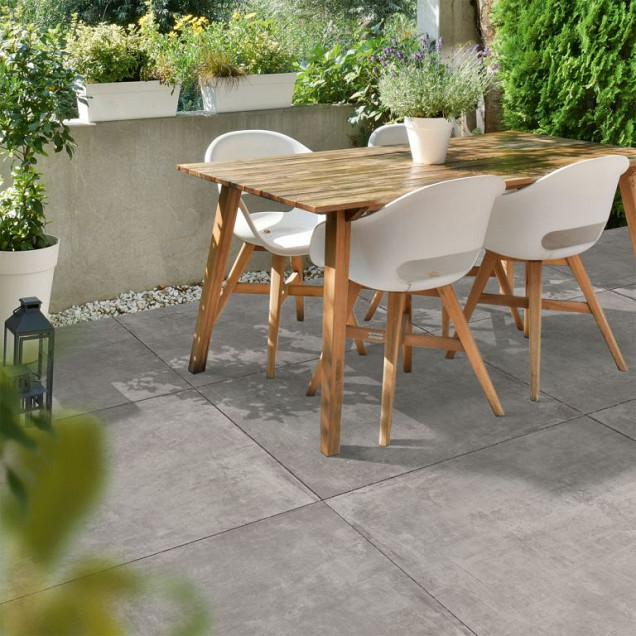 Keramische tegel Betonlook Medium 80x80x3 cm