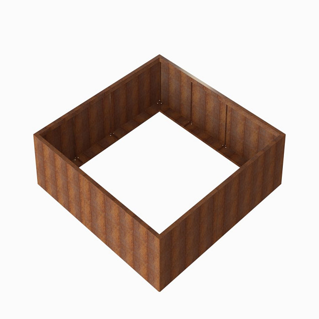 Bloembak Module+ 210x210x56 cm Corten