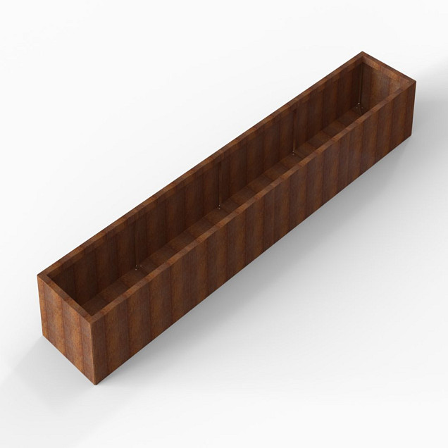 Bloembak Module+ 60x360x42 cm Corten