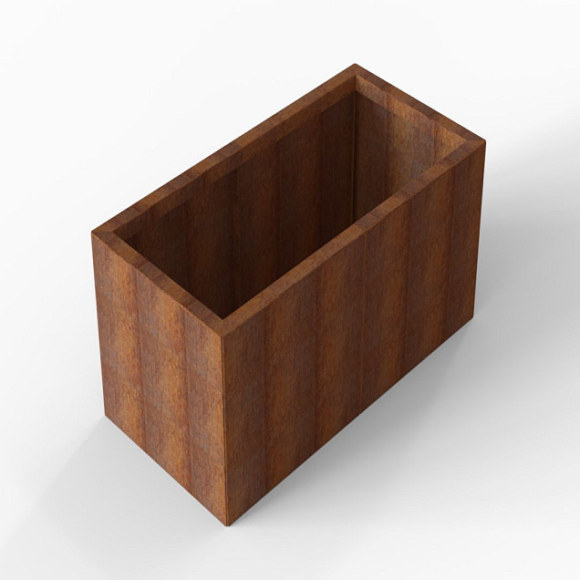 Bloembak Module+ 60x120x56 cm Corten