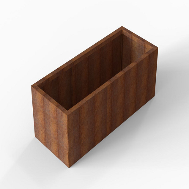 Bloembak Module+ 60x150x56 cm Corten