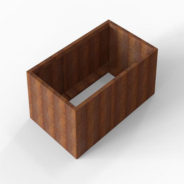 Bloembak Module+ 90x150x56 cm Corten