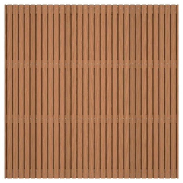 Thermovision Ayous geschaafd latten scherm. recht horizontaal/verticaal. 180x180 cm