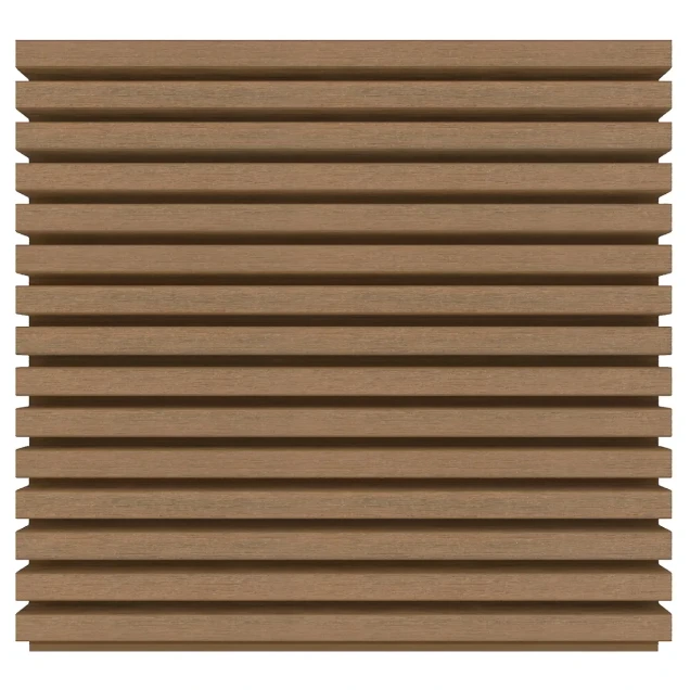 Composiet wand bekleding 2.5x19.6x290 cm Teak