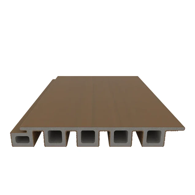 Composiet wand bekleding 2.5x19.6x290 cm Teak