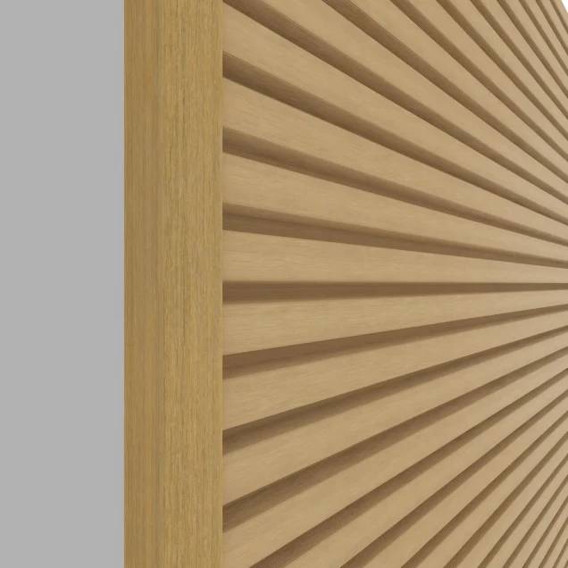 NewTechWood aluminium co-extrusie eindprofiel rhombus t.b.v. wand bekleding. 5x5x300 cm Red Cedar