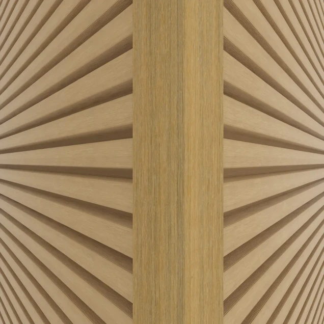 NewTechWood aluminium co-extrusie hoekprofiel rhombus t.b.v. wand bekleding. 6x6x300 cm Red Cedar