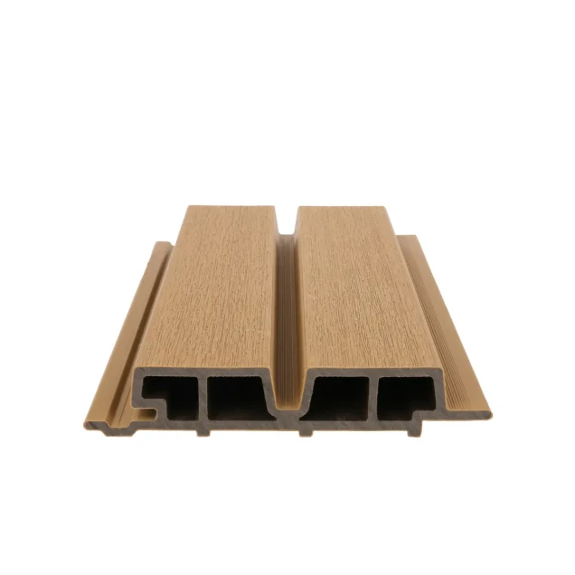 NewTechWood composiet co-extrusie wandbekleding Castellaton PRO65 3,3 x 18 x 390cm Red Cedar.