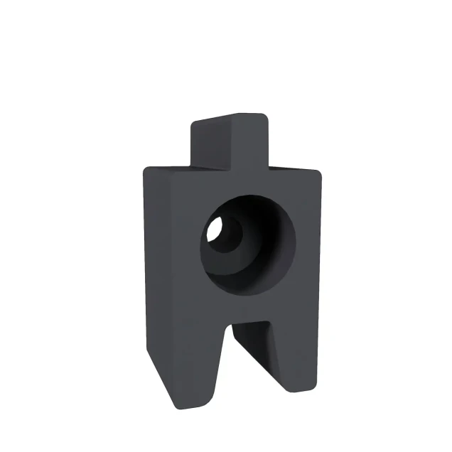 Newtechwood aluminium frameset t.b.v. triple schermplanken, zwart.