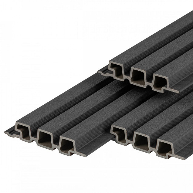 PuraTech 30 composiet gevelbekleding 3,3 x 17,0 x 390 cm Ebony Black