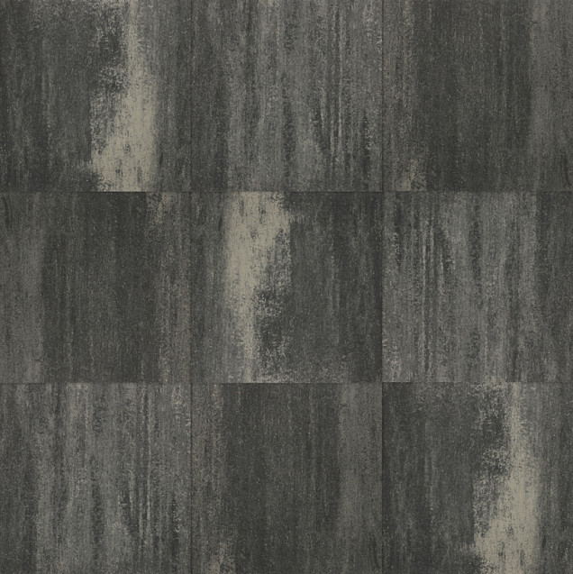 Budget Terrastegel 60x60x4 Grijs-Zwart