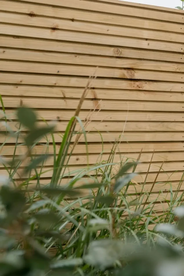 Vuren geschaafd triple profiel 2.2x14x500 cm groen geïmpregneerd