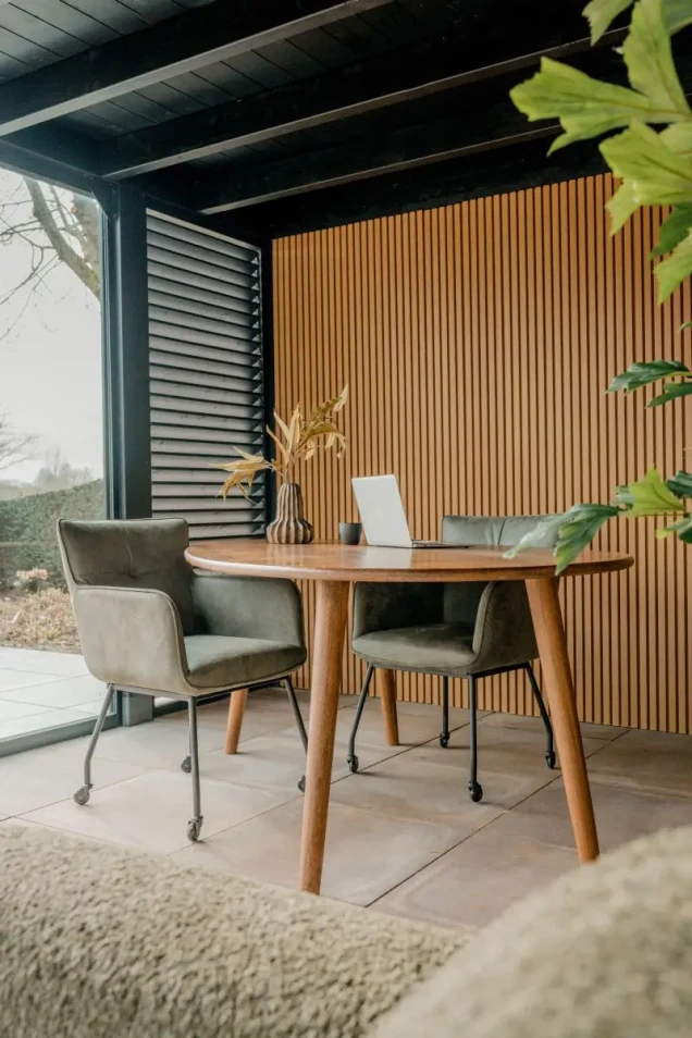 NewTechWood composiet co-extrusie wand bekleding castellation 25 profiel. 2.5x19.6x290 cm Red Cedar