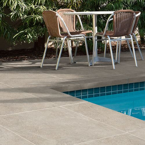 Keramische tegel Limestone Taupe 80x80x3 cm