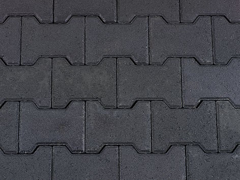 H-verbandsteen 8cm antraciet tops