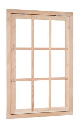 Douglas 9-ruits uitzetraam, 91x136 cm, groen geïmpregneerd