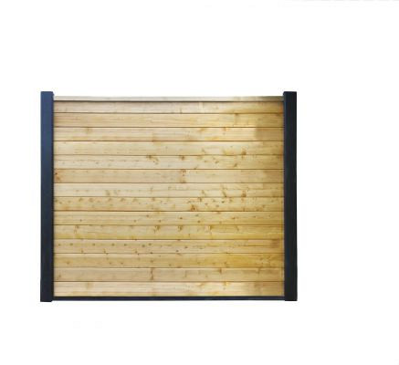 Betowood scherm vuren inclusief afdekkap 187x224 cm, groen geïmpregneerd