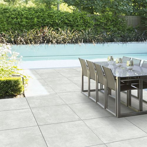 Keramische tegel 3.0 Betonlook Light 80x80x3 cm