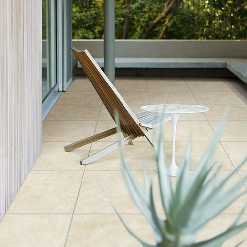 Keramische tegel Limestone Beige 80x80x3 cm