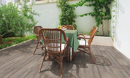 Keramische tegel 120x40x3 cm Timber Walnut