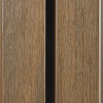 PuraTech 55 composiet dubbel profiel 3,3 x 17,0 x 390 cm, teak, fijne houtnerf