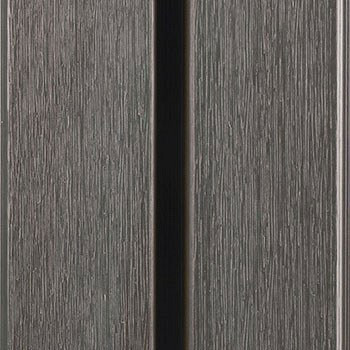 PuraTech 55 composiet dubbel profiel 3,3 x 17,0 x 290 cm, dark grey, fijne houtnerf